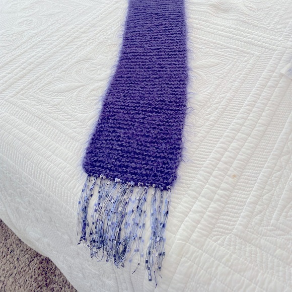 Handmade Purple Scarf - Picture 1 of 3